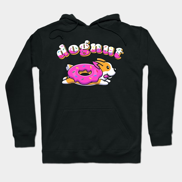 Funny Pun Dognut Hoodie by opippi